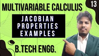 Jacobian  Properties of Jacobian  Examples  Multivariable Calculus [upl. by Packston927]