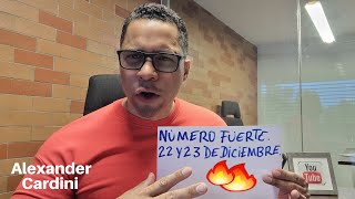 NUMEROS PARA HOYAlexander Cardini Vision Número Fuerte 🔥 231223 [upl. by Onaicul]