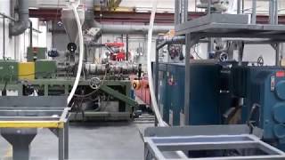 Weber DS 11 Extrusion Line 2004 with IDE DSK62 Co Extruder [upl. by Blancha]