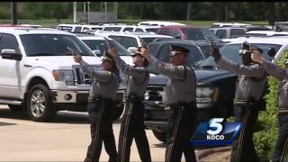 Police honor fallen K9 unit [upl. by Annairol]