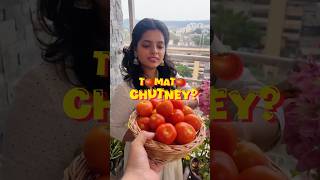 Tomato Chutney tomato chutney tomatochutney tomatorecipe vegrecipe trending tasty [upl. by Nylyoj]