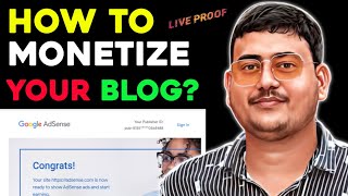 How to Monetize Your Blog and Start Earning Today  Blogging For Beginners ✅ [upl. by Wiltshire]