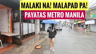 WOW MORNING WALKING IN THE RAIN  Payatas Qc Philippines 4K 🇵🇭 [upl. by Oicnedif]