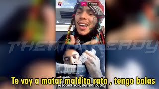 PRIMER DIRECTO de TEKASHI 6IX9INE DESPUÉS del ESTRENO DE ZAZA SUBTITULADO EN ESPAÑOL COMPLETO [upl. by Arteid849]