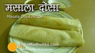 Masala Dosa Recipe Video  How To Make Masala Dosa [upl. by Carli]