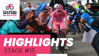 Giro dItalia 2024  Stage 15 Highlights [upl. by Bitthia]