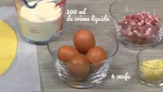 Recette simple et facile  la quiche lorraine [upl. by Johanna]