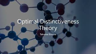 Optimal Distinctiveness Theory [upl. by Funch]