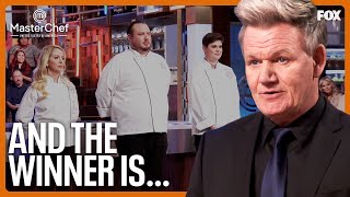 Gordon Ramsay Reveals The Season 13 Winner  MasterChef [upl. by Nehgam]