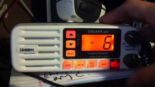 Uniden Solara DSC Marine Radio VHF 25w [upl. by Ahsenauq]