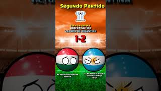 HUNGRÍA vs ARGENTINA en todos los MUNDIALES COUNTRYBALL [upl. by Hseham548]