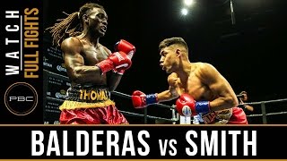 Balderas vs Smith FULL FIGHT April 9 2017  PBC on FS1 [upl. by Ekusuy341]