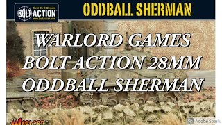 WARLORD GAMESBOLT ACTIONODDBALL SHERMAN [upl. by Deehahs]