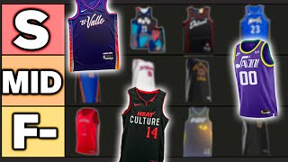 Ranking LEAKED NBA Jerseys [upl. by Jea]