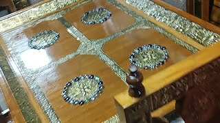 jodhpuri furniture making with teak wood and brass [upl. by Bliss]