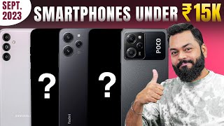 Top 5 Best 5G Smartphones Under ₹15000 Budget ⚡ September 2023 [upl. by Ainsley]