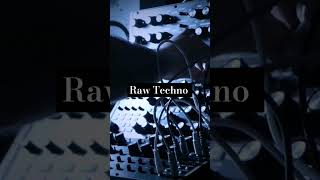 Raw techno with Moog dfam and subharmonicon moogsubharmonicon synth moogdfam techno music [upl. by Solnit4]