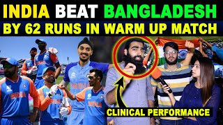 INDIA WINS WARM UP  INDIA VS BANGLADESH ICC T20 WORLD CUP 2024  SANA AMJAD [upl. by Tonjes]