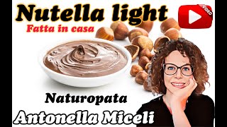 nutella light fatta in casa [upl. by Stanislas484]