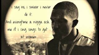 Frank Ocean Songs for women 2011 Lyrics On Screen [upl. by Nellad]