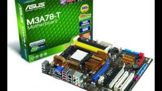 Asus M3A78T  ATX Motherboard Review [upl. by Naffets]