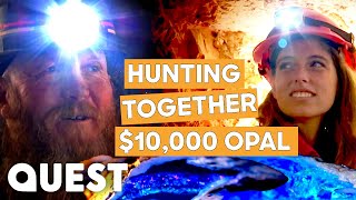 The Bushmen Find 10000 Worth Of Opal  Outback Opal Hunters [upl. by Lairret]