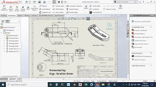 SolidWorks 2D Drawings A Complete Guide  Exporting SolidWorks Drawings to PDF  CADable tutorials [upl. by Eirellam602]