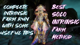 My Complete intrinsic farm Solo run with tips and methods for better result quotnerfedquot [upl. by Yboj]