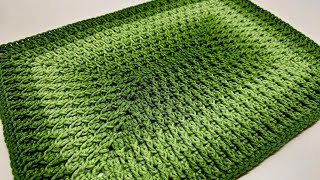 Crochet Rectangle Alpine Stitch Blankets and More [upl. by Ecyrb813]