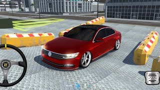 VW PASSAT B8 Rline REAL CİTY AUTOPARK DRİVE  EN İYİ ARABA SÜRÜŞ OYUNU  Car Parking 3D [upl. by Wons546]