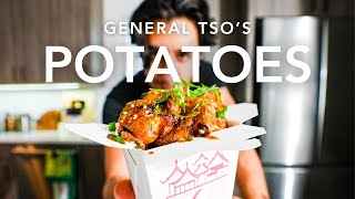 why potatoes ALWAYS taste better at restaurants 🐔 general tsos [upl. by Oniluap499]