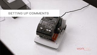 uPunch CR1000  Setting Up Comments [upl. by Izabel]