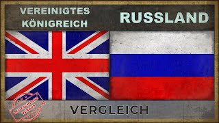 VEREINIGTES KÖNIGREICH vs RUSSLAND  Wer hat mehr Waffen 2018 [upl. by Mooney939]