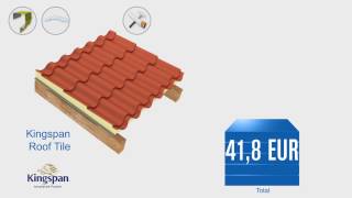 Kingspan Roof TIle vs standard metal tiled roof [upl. by Livingstone]