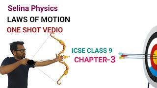 ICSE PHYSICS CLASS 9 Laws Of Motion FullChapter SingleShort [upl. by Nielson]