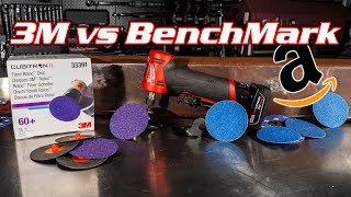 Dont Waste Your Money 3M Cubitron vs Benchmark Abrasives 3inch Roloc Discs on Amazon [upl. by Tinya]