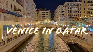 Venice In Qatar  Qanat Quartier  The Pearl Qatar  لؤلؤة قطر doha qatar travel [upl. by Aniryt]