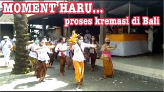 🔴Live PROSES KREMASI PEMBAKARAN JENAZAH DI CEKOMARIA DENPASAR BALI  Hindu [upl. by Keare239]