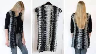 CROCHET CARDIGAN MADE WITH SCARFIE YARN  FREE CROCHET PATTERN [upl. by Revart]