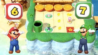 Super Mario Party  Watermelon Walkabout MarioLuigi vs DaisyPeach  MarioGamers [upl. by Palila589]