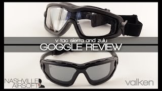 Valken VTac Sierra and Zulu Goggle Review [upl. by Isabel293]