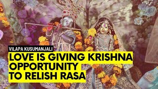 2169 Love Is Giving Krishna Opportunity To Relish Rasa  Vilapa Kusumanjali 33  German Zoom [upl. by Johannessen864]