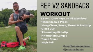 Sandbag Workout Rep Fitness [upl. by Sokil]