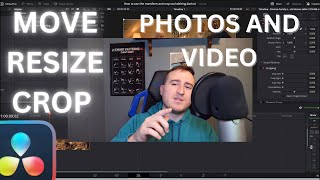 How to Transform and Crop Photos in Davinci Resolve [upl. by Iden]