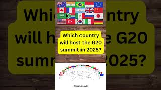 Which country will host the G20 summit in 2025 Group of Twenty toptenquiz toptenquiz [upl. by Maroney]