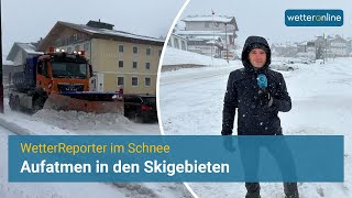 Wetter in den Alpen Skigebiete werden immer weißer [upl. by Emelina340]