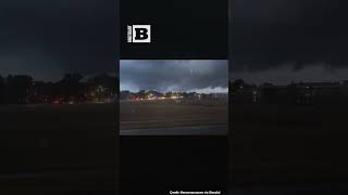 Tornado Forming Footage Shows Beginnings of a Tornado in Indiana [upl. by Acisej]