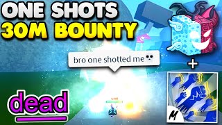 This SPIRIT COMBO One Shots 30M Bounty Boost Blox Fruits [upl. by Kessiah482]