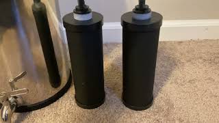 Purewell 3Stage GravityFed Water Filter System 25 Gallon Stainless Steel Unboxing and Review [upl. by Otsirave]