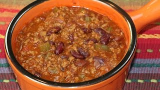 Chili Recipe  How to Make Homemade Chili [upl. by Keelby950]